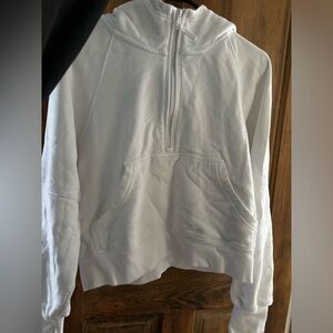 White aerie quarter zip